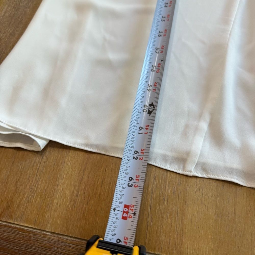 Halston Draped Maxi Dress White‎ Crepe One Shoulder Gown $553 new - Picture 9 of 14